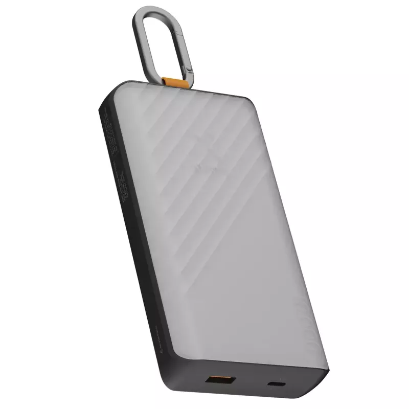Powerbank Xtorm XG2S101 — 10000 mAh LiPo, 30 W, USB‑C + USB‑A, Grau/Schwarz/Orange