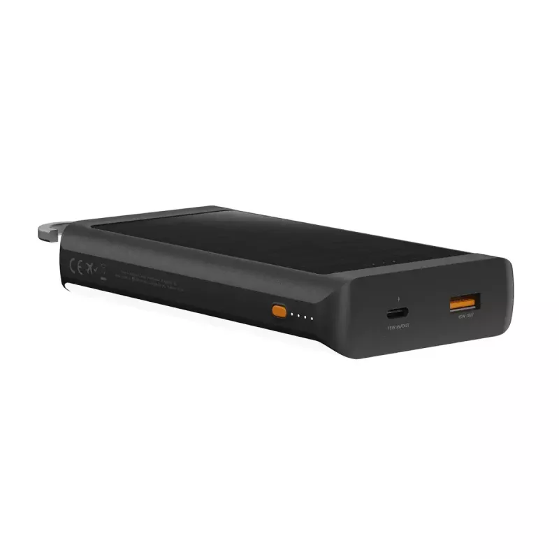 Powerbank Xtorm XG2S101 — 10000 mAh LiPo, 30 W, USB‑C + USB‑A, Grau/Schwarz/Orange