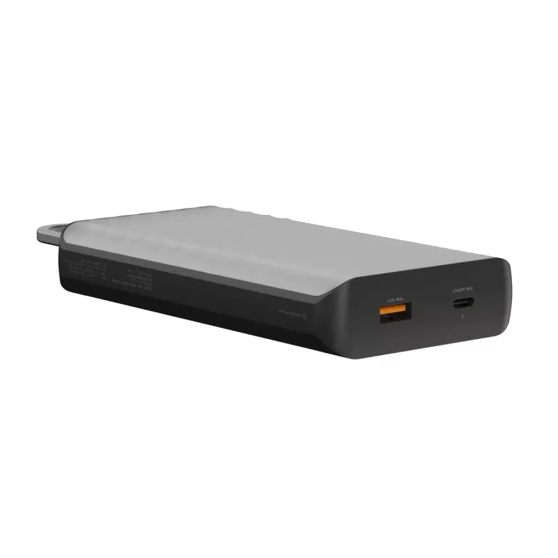 Powerbank Xtorm XG2S101 — 10000 mAh LiPo, 30 W, USB‑C + USB‑A, Grau/Schwarz/Orange