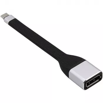 Techly ICOC-USBC-DP12 Videokabel-Adapter 0,131 m USB Type-C DisplayPort Schwarz