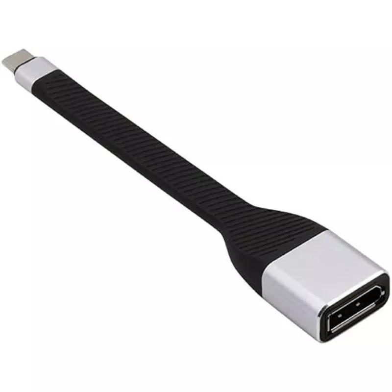 Techly ICOC-USBC-DP12 Videokabel-Adapter 0,131 m USB Type-C DisplayPort Schwarz