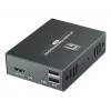 AV-Verlängerungsset (Sender & Empfänger) LEVELONE HVE-8111, 3840x2160, Cat6, USB-A/USB-B, DC 12V (2 Stück)