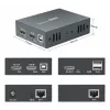 AV-Verlängerungsset (Sender & Empfänger) LEVELONE HVE-8111, 3840x2160, Cat6, USB-A/USB-B, DC 12V (2 Stück)