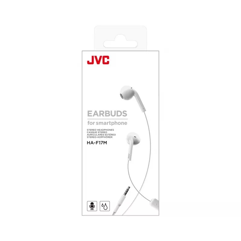 JVC HA-F17M Headset Kabelgebunden In-Ear Anrufe/Musik Weiß