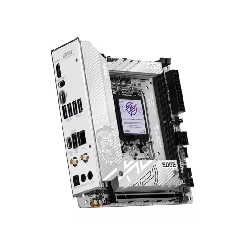 MSI MPG B860I EDGE TI WIFI Motherboard Intel B860 LGA 1851 (Socket V1) Mini-ITX