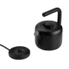 Wasserkocher FELLOW Clyde 1,0 L 1200 W – Silikongehäuse, 1,5-L-Tank, schwarz