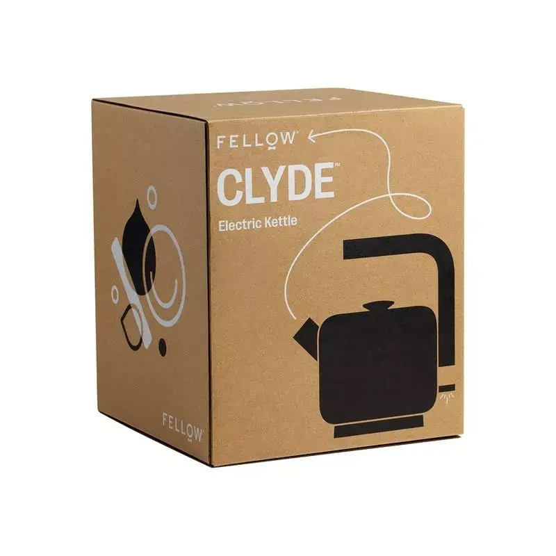 Wasserkocher FELLOW Clyde 1,0 L 1200 W – Silikongehäuse, 1,5-L-Tank, schwarz