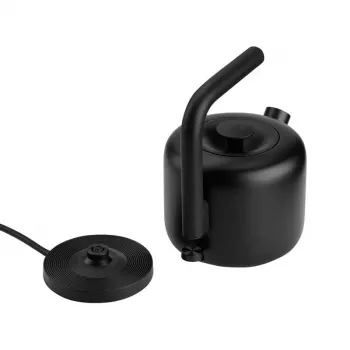 Wasserkocher FELLOW Clyde 1,0 L 1200 W – Silikongehäuse, 1,5-L-Tank, schwarz