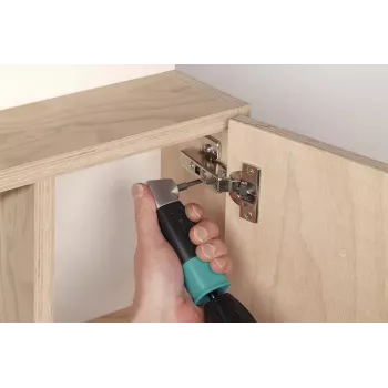 Winkelgetriebe für Schraubendreher Wolfcraft 4688000, Sechskantschaft 6,35 mm, max. Drehmoment 13 N·m, 400 U/min, schwarz