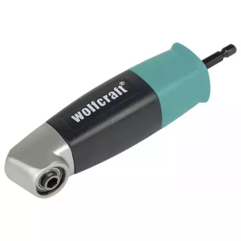 Winkelgetriebe für Schraubendreher Wolfcraft 4688000, Sechskantschaft 6,35 mm, max. Drehmoment 13 N·m, 400 U/min, schwarz