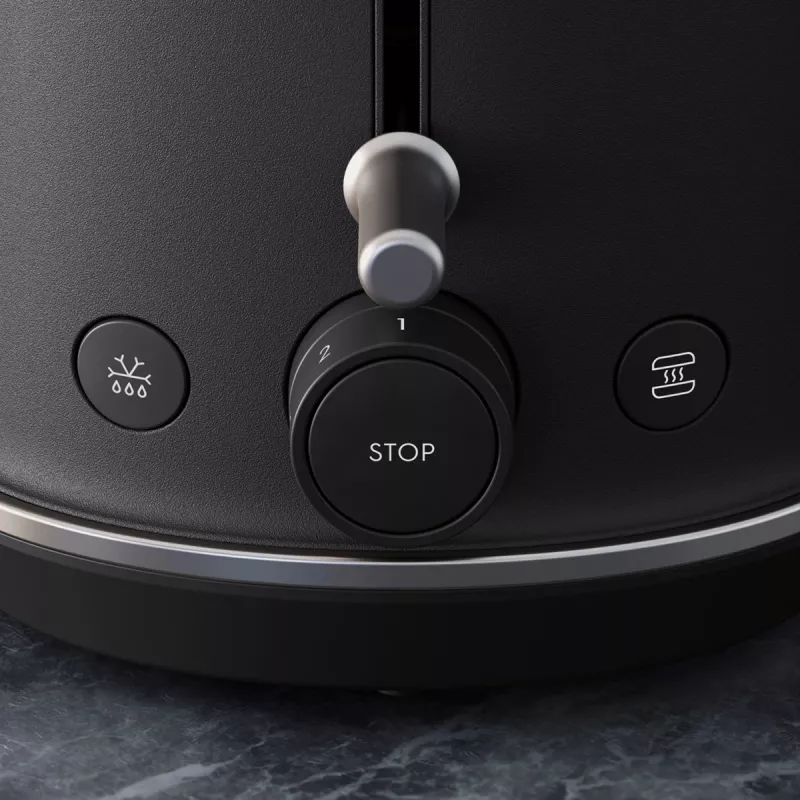 Toaster Electrolux E7T1-6BP 2 Scheiben 980 W Schwarz