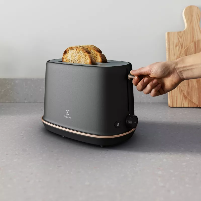 Toaster Electrolux E7T1-6BP 2 Scheiben 980 W Schwarz