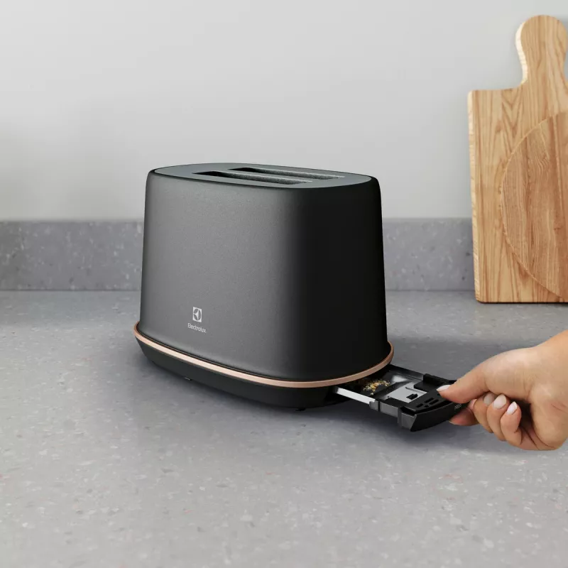 Toaster Electrolux E7T1-6BP 2 Scheiben 980 W Schwarz
