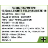Cobi Blocks SD.KFZ.124 Wespe Modellbausatz, 860 Blöcke