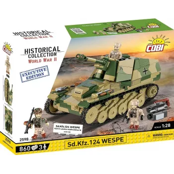Cobi Blocks SD.KFZ.124 Wespe Modellbausatz, 860 Blöcke