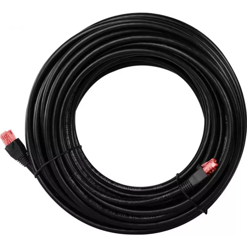 Goobay 55434 RJ-45 Cat6 Netzwerkkabel 20 m Schwarz