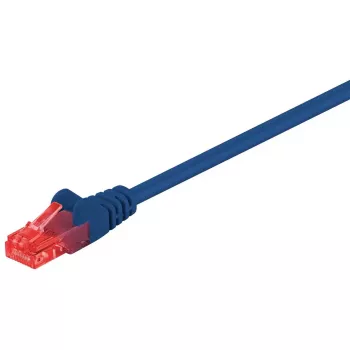 Goobay CAT 6 Patchkabel U/UTP blau 0,5m RJ-45