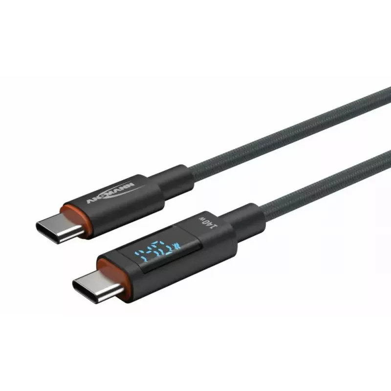 USB-Kabel Ansmann 1700-0176 USB 2.0 1,2m USB C Anthrazit