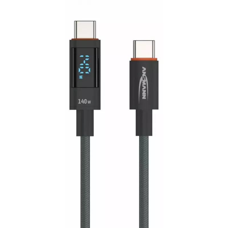 USB-Kabel Ansmann 1700-0176 USB 2.0 1,2m USB C Anthrazit