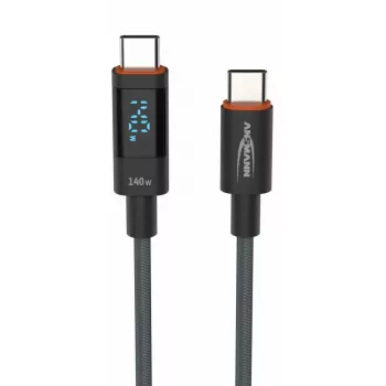 USB-Kabel Ansmann 1700-0176 USB 2.0 1,2m USB C Anthrazit