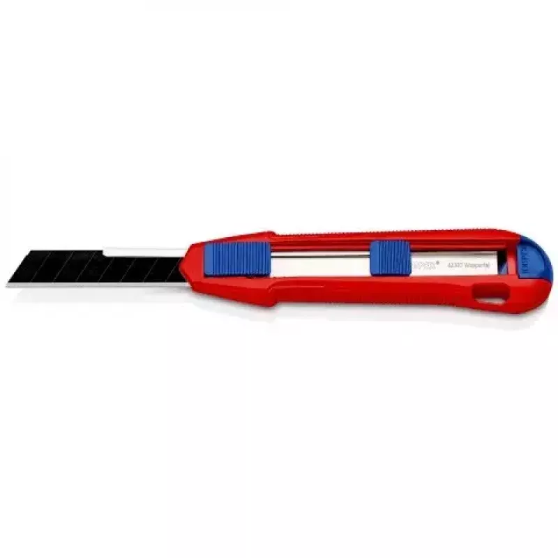 Abbrechklingenmesser Knipex CutiX® Schwarz Blau Rot