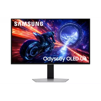 Samsung G60SF Computermonitor 68,6 cm (27 Zoll) 2560 x 1440 Pixel Quad HD OLED Silber
