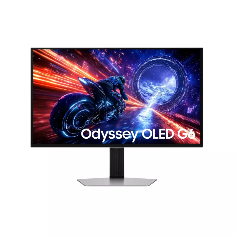 Samsung G60SF Computermonitor 68,6 cm (27 Zoll) 2560 x 1440 Pixel Quad HD OLED Silber