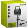 Stromverlängerung Goobay 55943 2m 2 AC-Steckdosen Outdoor Schwarz Grün