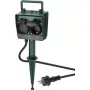 Stromverlängerung Goobay 55943 2m 2 AC-Steckdosen Outdoor Schwarz Grün