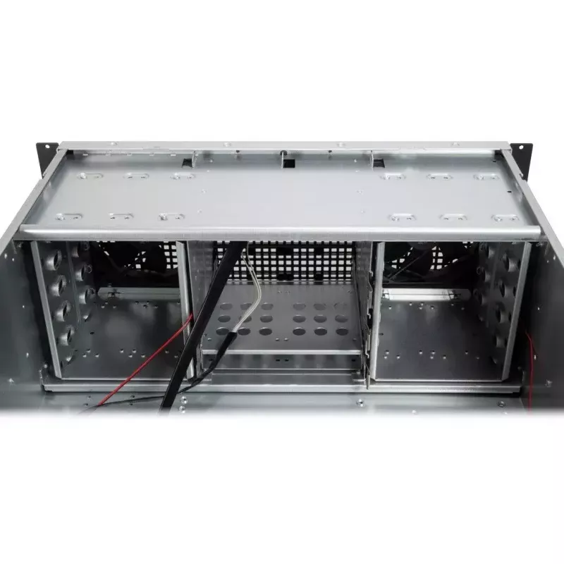 Server-Gehäuse Inter-Tech 4U 40240 Rack Schwarz, Grau