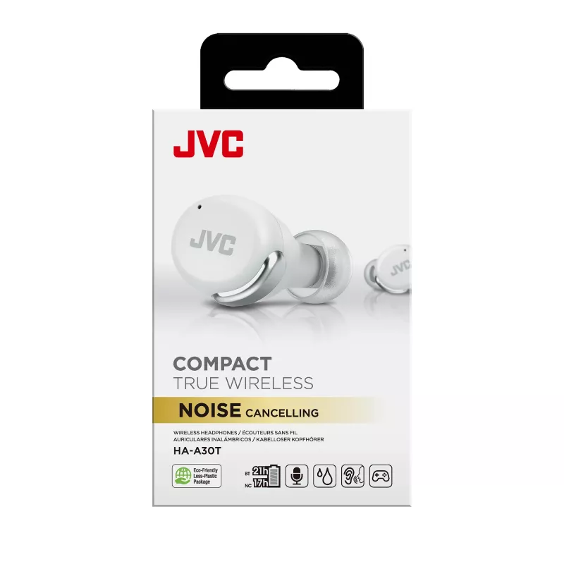 Headset JVC Active Noise Cancelling TWS Weiß