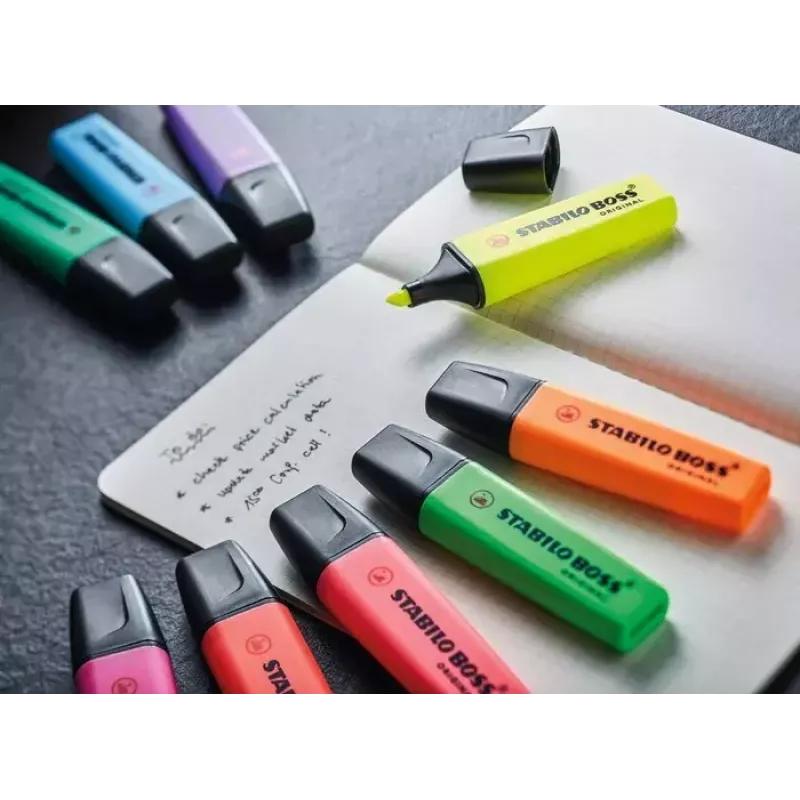 Marker STABILO BOSS Original Keilspitze Pink