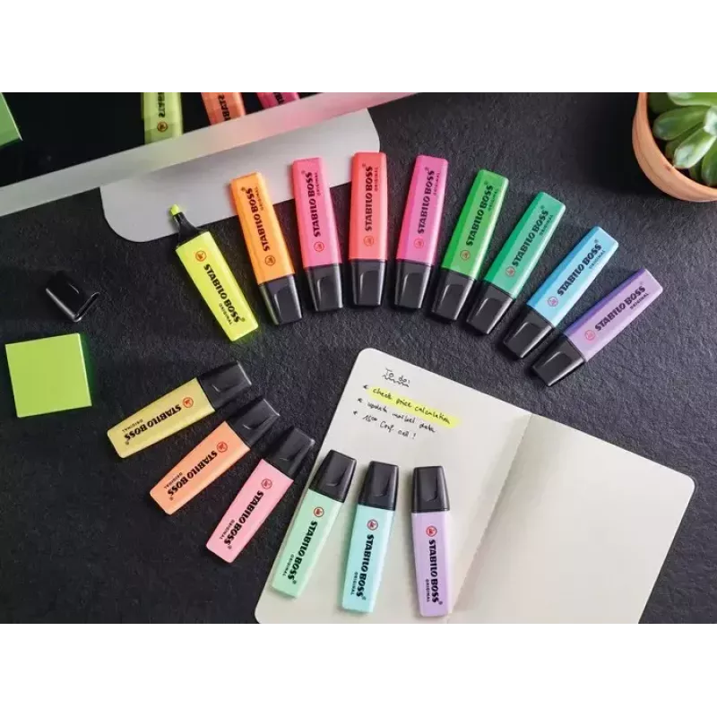 Marker STABILO BOSS Original Keilspitze Pink
