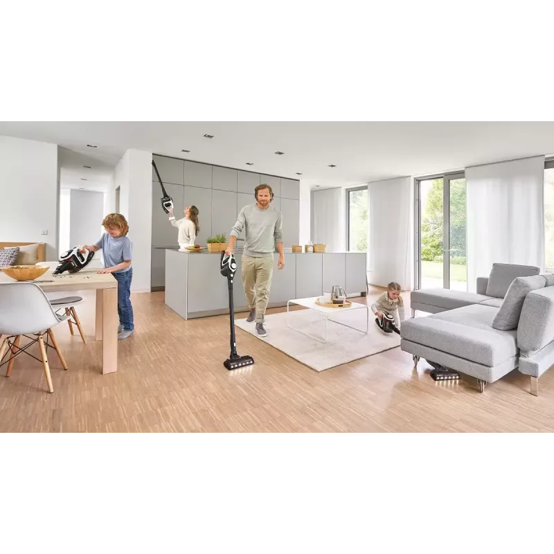 Bosch Serie 8 BBS8214 Akku-Staubsauger/Elektrischer Besen 2-in-1 Akku-Staubsauger Batterie Trocken Beutellos Weiß 4 Ah