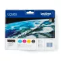 Brother LC985VALBPDR Tintenpatrone 4 Stück Original Schwarz, Cyan, Magenta, Gelb