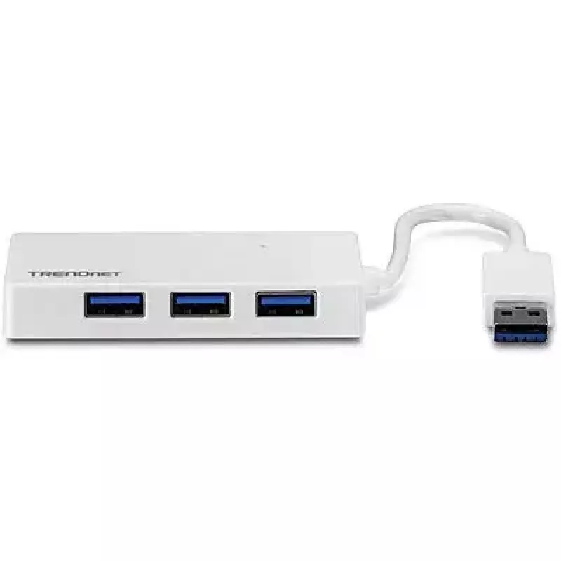 Hub Trendnet TU3-H4E USB 3.2 Gen 1 Type-A Weiß
