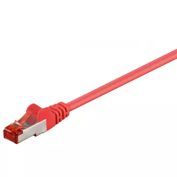 Goobay CAT 6 Patchkabel S/FTP (PiMF), 3 m, rot, RJ-45 auf RJ-45
