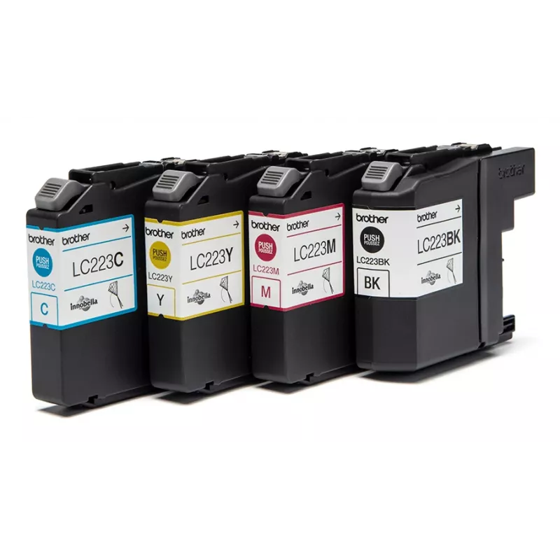 Brother LC223VALBPDR Tintenpatrone 4 Stk. Original Schwarz, Cyan, Magenta, Gelb