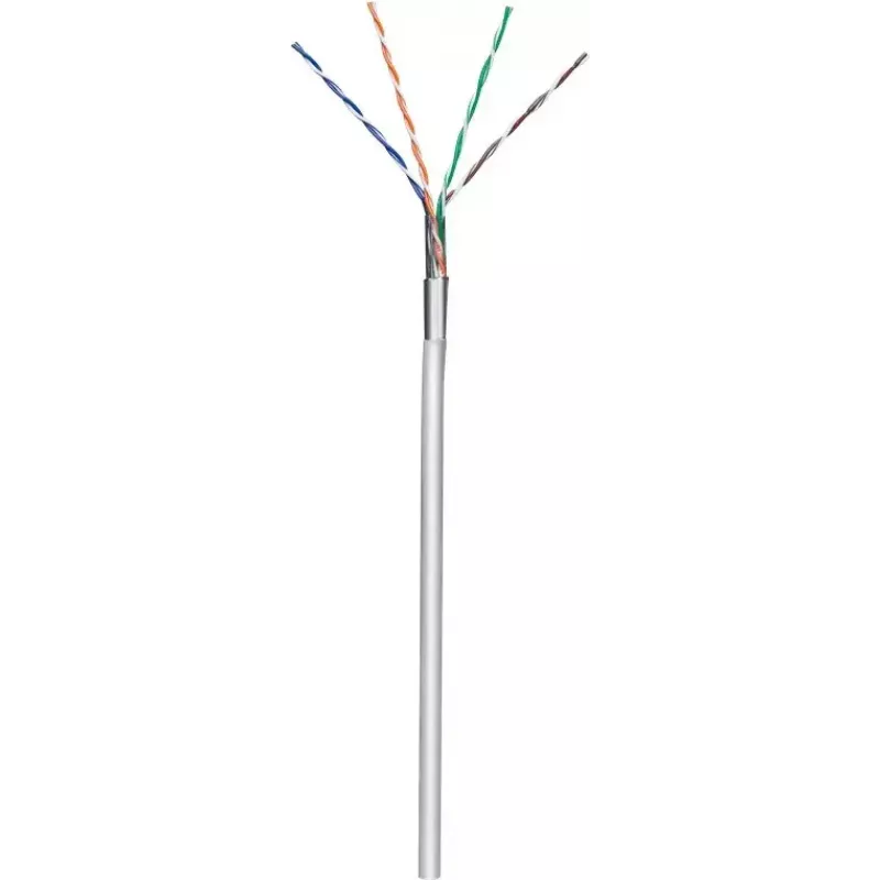 Netzwerkkabel Goobay CAT 5e F/UTP Grau 100m