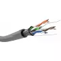 Netzwerkkabel Goobay CAT 5e F/UTP Grau 100m
