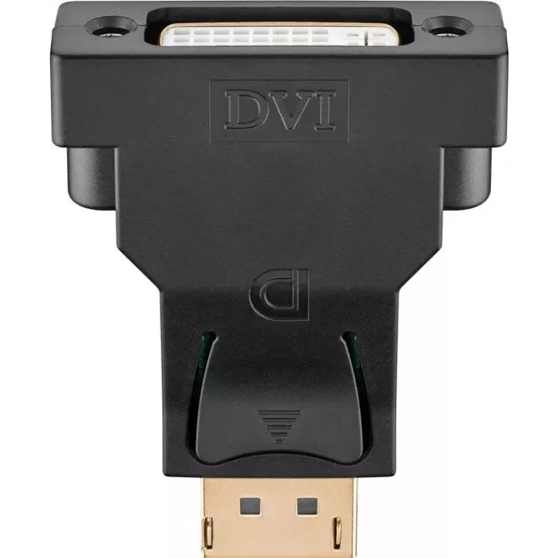 Goobay DisplayPort/DVI-D Adapter 1.1 vergoldet Schwarz