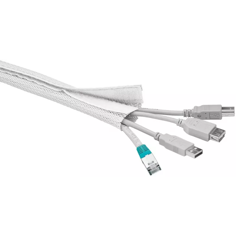 Kabelmantel Goobay 51918 Weiß 1,8 m