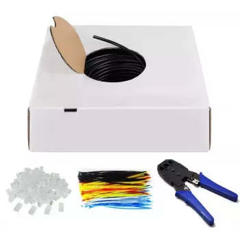 Netzwerkkabel Goobay 94399 U/UTP Cat6 305 m Schwarz