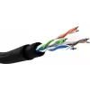 Netzwerkkabel Goobay 94399 U/UTP Cat6 305 m Schwarz