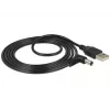Stromkabel USB A DC 1,5 m DeLOCK 83578