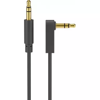 Audiokabel Goobay 67782 0,5 m 3,5 mm Stecker auf Stecker Schwarz