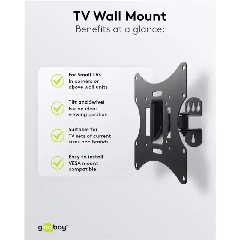 TV-Wandhalterung Basic Tilt Goobay 51893