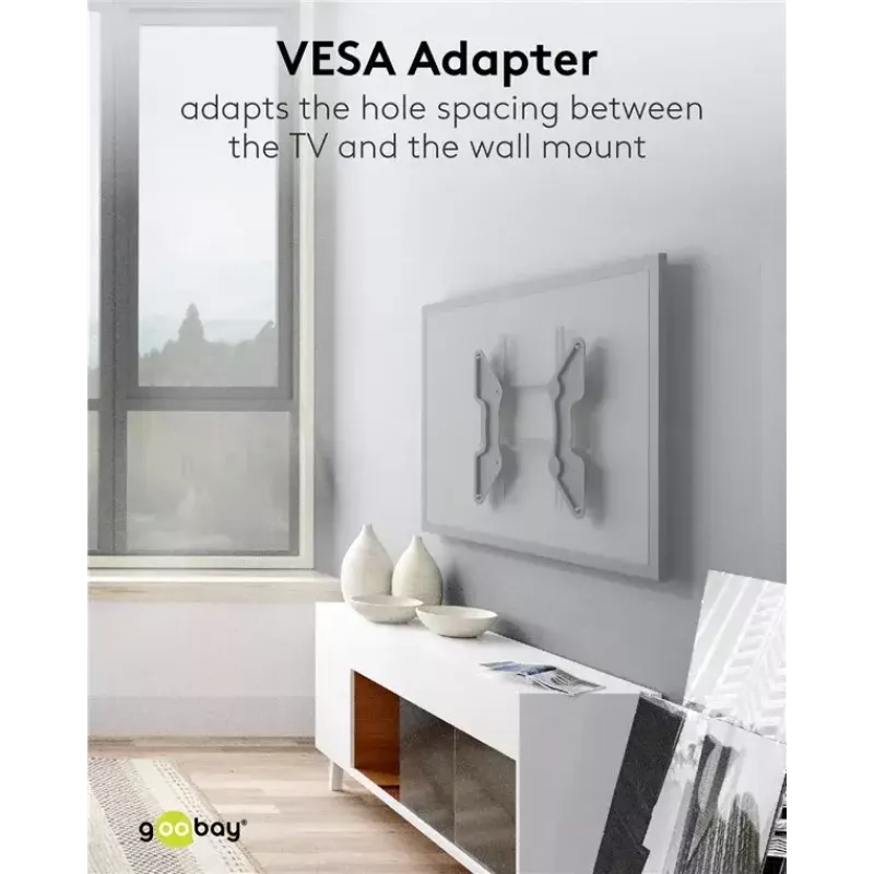 VESA-Adapter für TV-Wandhalterung Goobay 60134