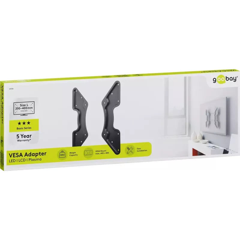 VESA-Adapter für TV-Wandhalterung Goobay 60134