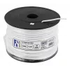 Telefonkabel Deltaco MD-14 RJ11 100m Weiß